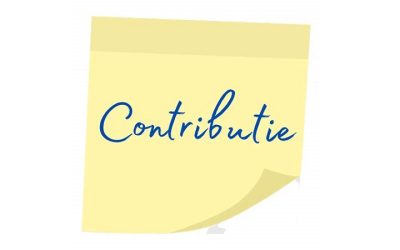Denk aan uw contributie!